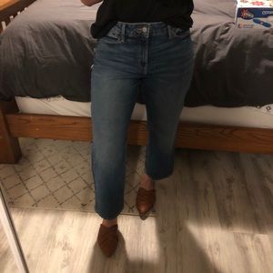 Wide leg jeans